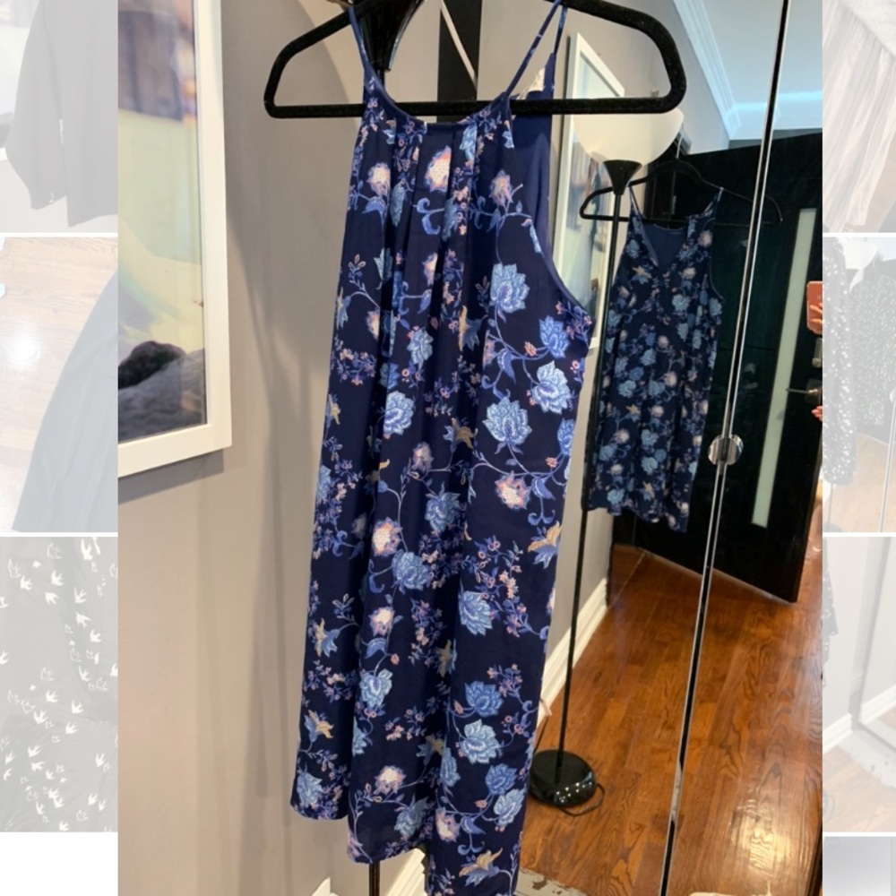 Halter top paisley summer dress